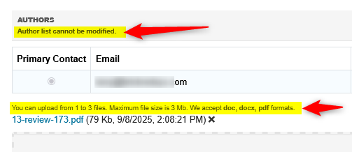 Camera-Ready Submission
