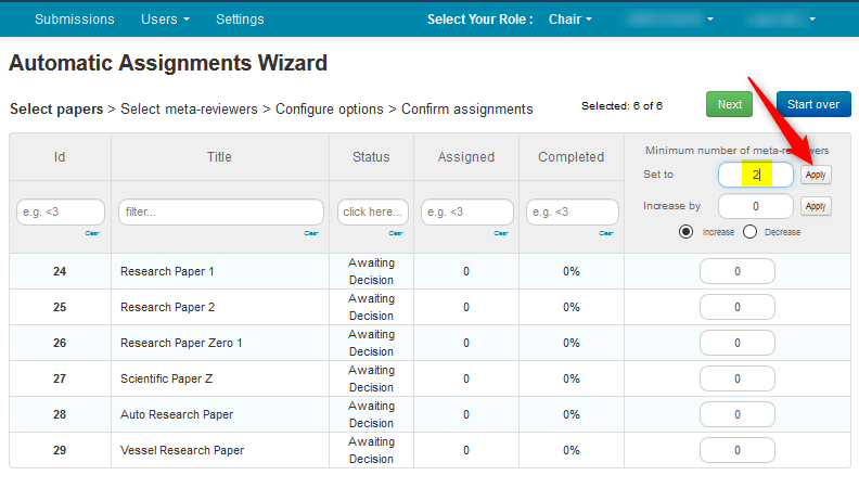 Auto Assign Meta-Reviewers