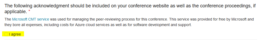 Request a Conference